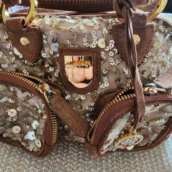 Blumarine Women Handbag Camel Color Leather - Picture 7 of 9